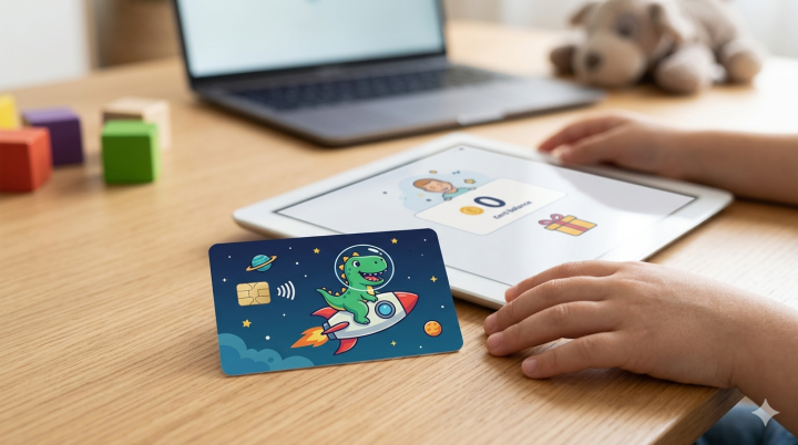 Детская карта оформляется онлайн с лимитами и контролем